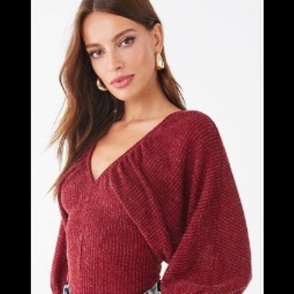Peasant sleeve self tie top